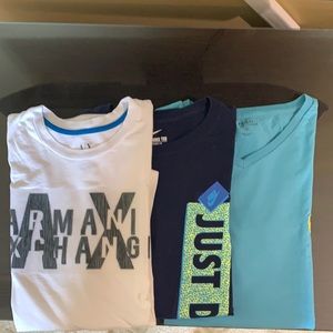 3 shirts of all good brands